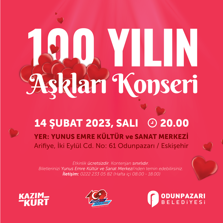 100 YILIN AŞKLARI KONSERİ