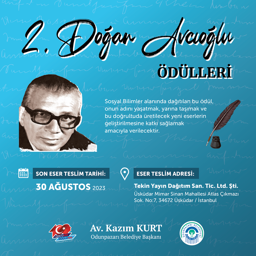 2. DOĞAN AVCIOĞLU ÖDÜLLERİ 