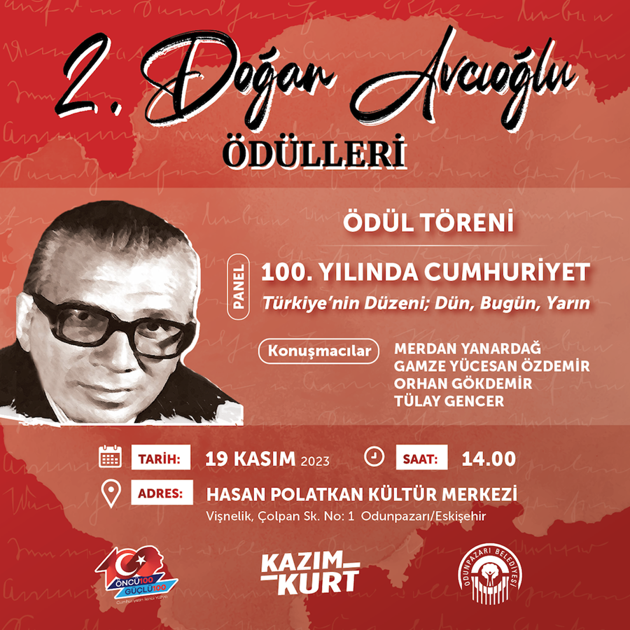 2. DOĞAN AVCIOĞLU ÖDÜLLERİ