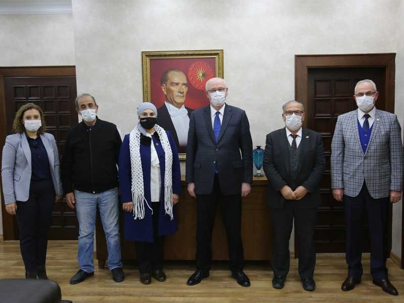 71 Evler’den Başkan Kurt’a teşekkür ziyareti