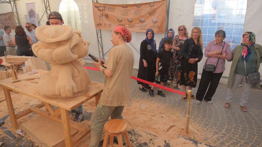 9. Uluslararası Ahşap Heykel Festivali Cuma günü başlıyor