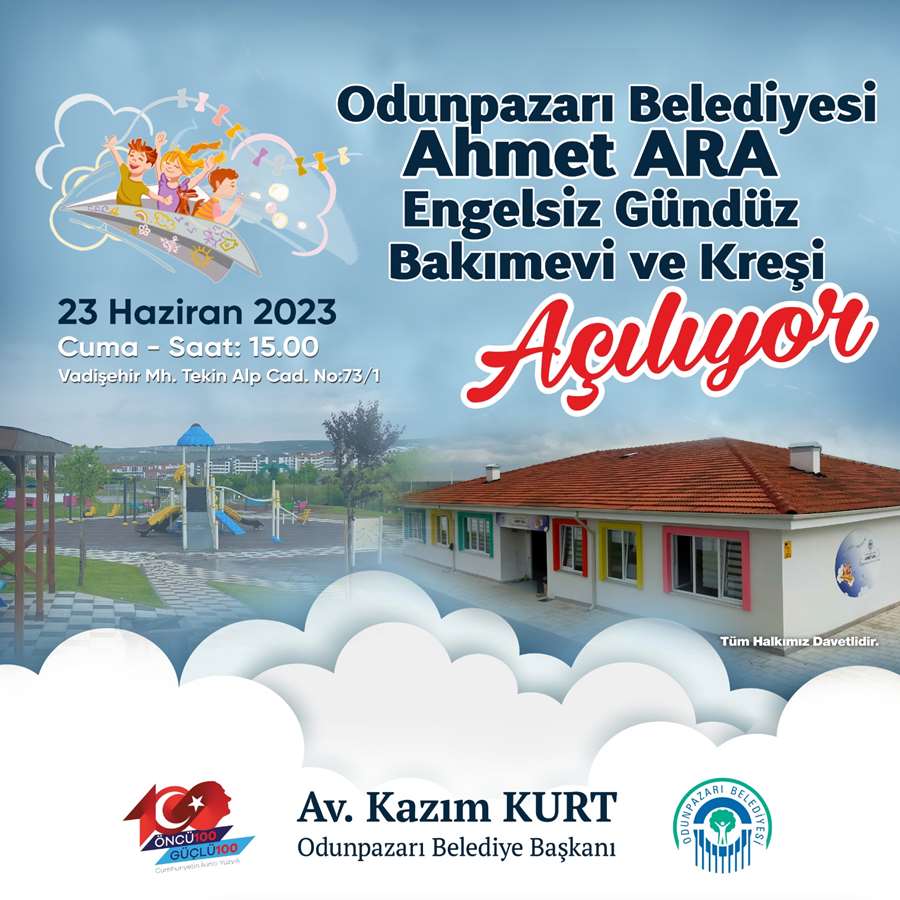 Ahmet Ara Engelsiz Gündüz Bakımevi ve Kreşi açılıyor