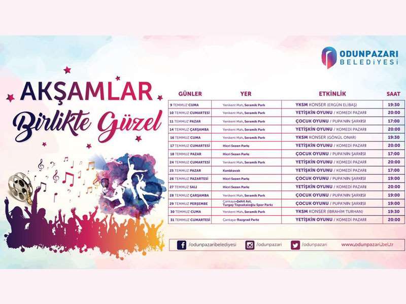 Akşamlar Odunpazarı’nda güzel