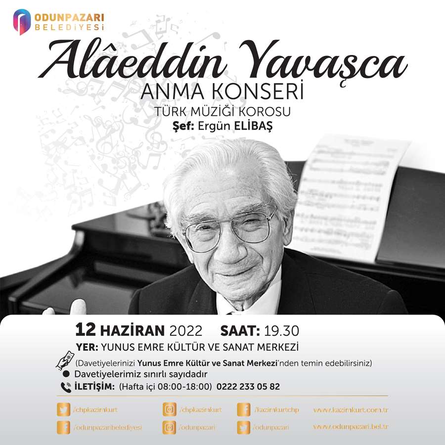 Alaeddin Yavaşça Anma Konseri