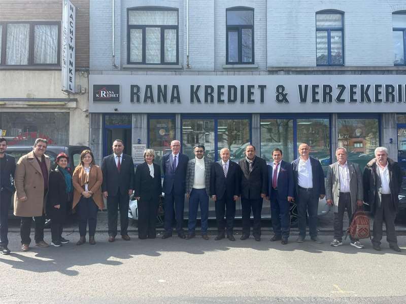 Başkan Kurt’a, Belçika’da Emirdağlı vatandaşlardan yoğun ilgi