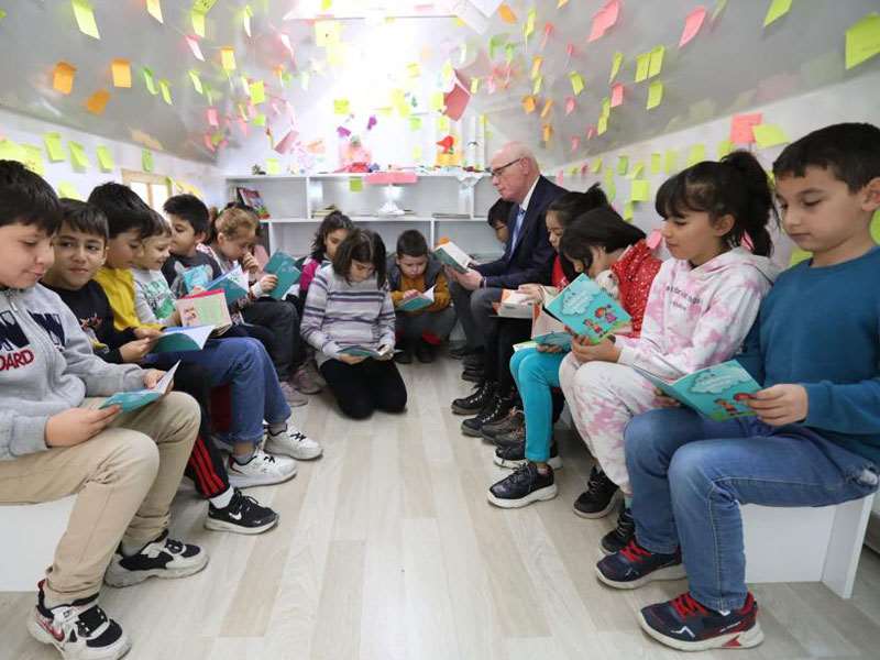 Başkan Kurt Kadir Akkaş Eksi 25 Çocuk Köyü’nde çocuklarla buluştu