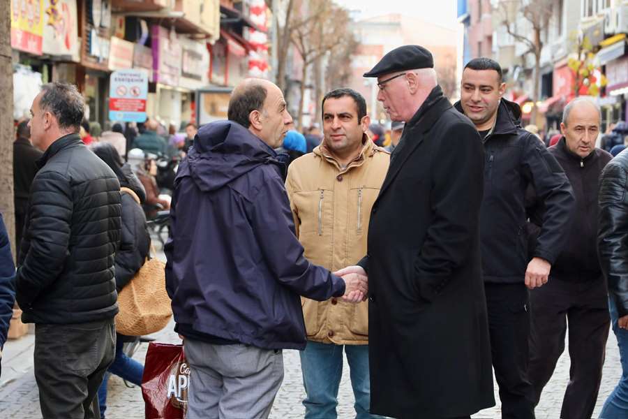 Başkan Kurt’tan Asarcıklı Caddesi’nde inceleme ve esnaf ziyareti
