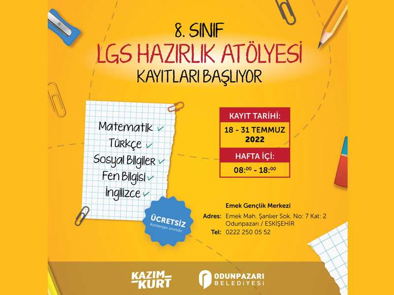 Başkan Kurt’tan Emek Mahallesinde ücretsiz LGS Atölyesi
