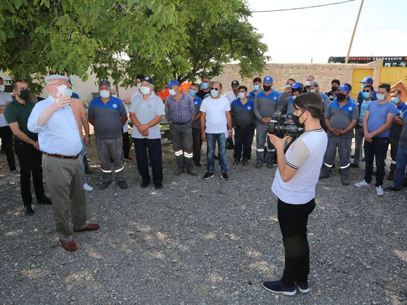 Başkan Kurt’tan Temizlik İşleri personeline teşekkür ziyareti