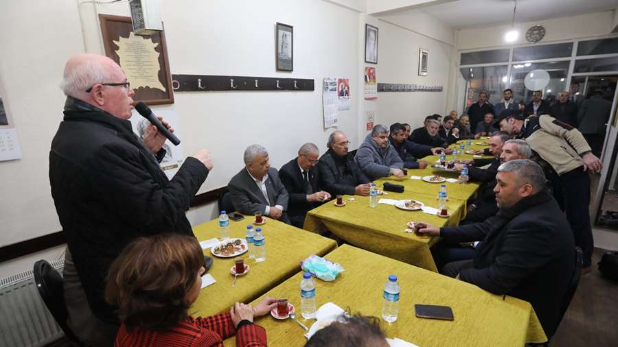 Başkan Kurt ve Ünlüce Sivrihisarlı hemşehrileri ile bir araya geldi