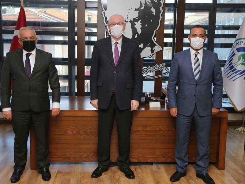 Belediye İş Sendikası Genel Merkezinden Başkan Kurt’a ziyaret