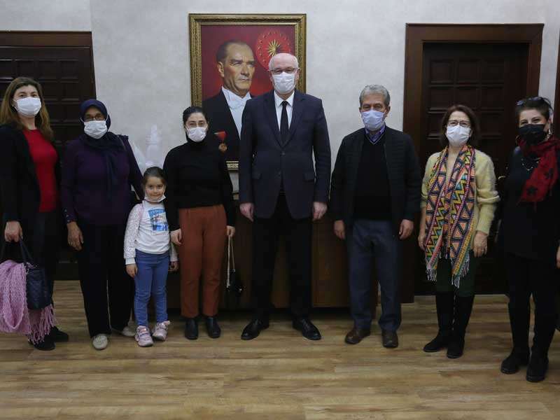 CHP Sarıcakaya İlçe Kadın Kolları’ndan Başkan Kurt’a ziyaret