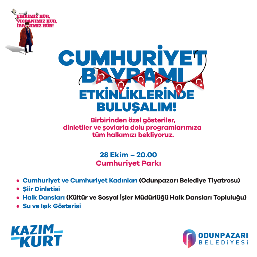 CUMHURİYET BAYRAMI ETKİNLİKLERİ - CUMHURİYET PARKI