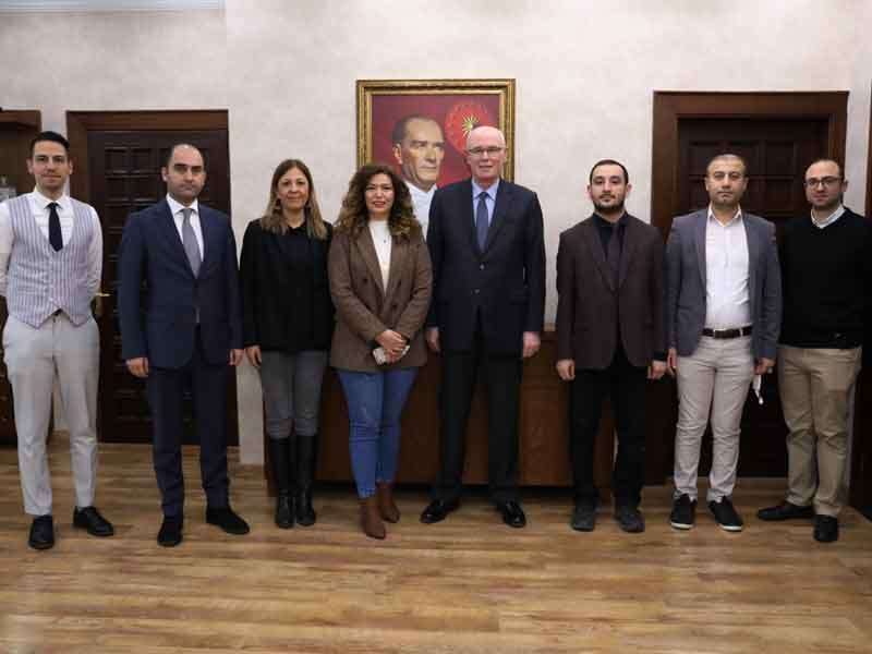 Enerji Kentleri Birliği Çevre Komisyonunundan Başkan Kurt'a teşekkür ziyareti