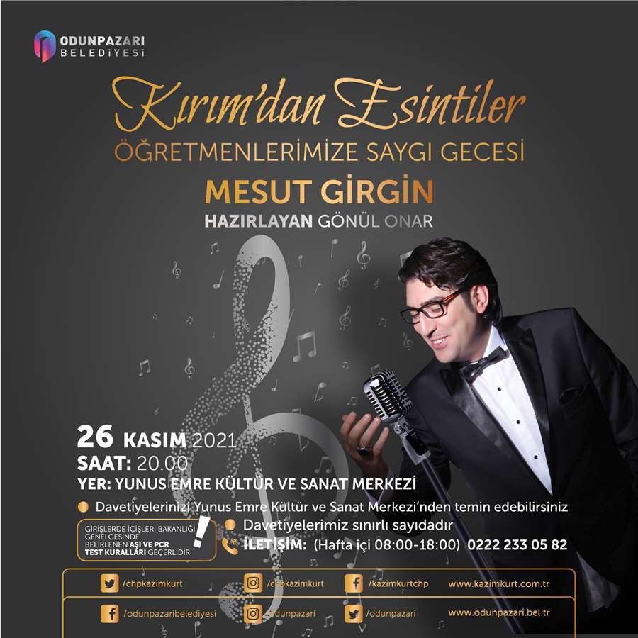 Kırım'dan Esintiler - Mesut Girgin - Öğretmenlerimize Saygı Gecesi 