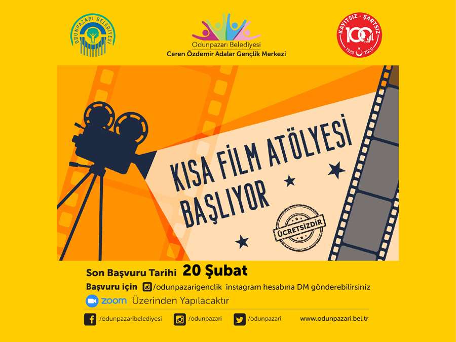 Kısa Film Atölyesi Başvuruları Açıldı