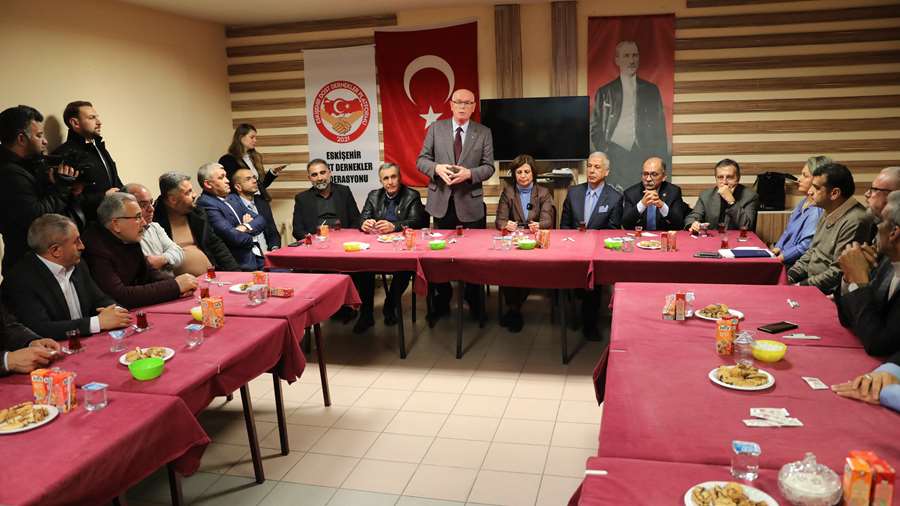 Kurt, Ataç ve Ünlüce Eskişehir Dost Dernekler Platformu’nu ziyaret etti