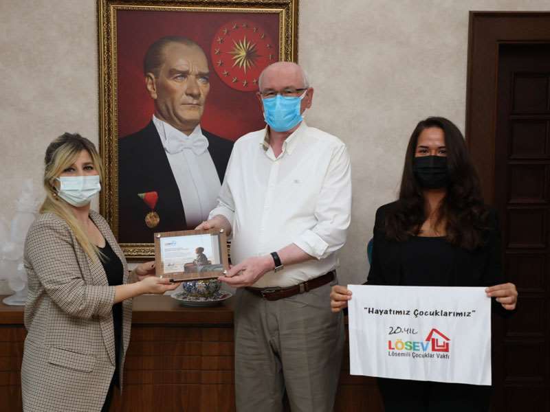 LÖSEV’den Başkan Kurt’a teşekkür ziyareti