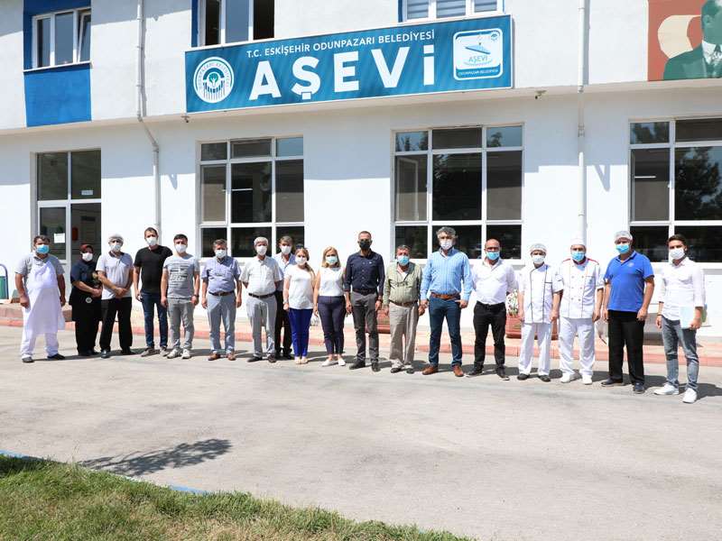 Muhtarlardan Aşevi’ne teşekkür ziyareti