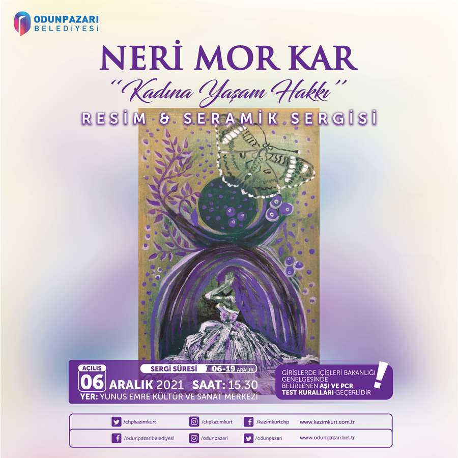 Neri Mor Kar "Kadına Yaşam Hakkı" Resim & Seramik Sergisi