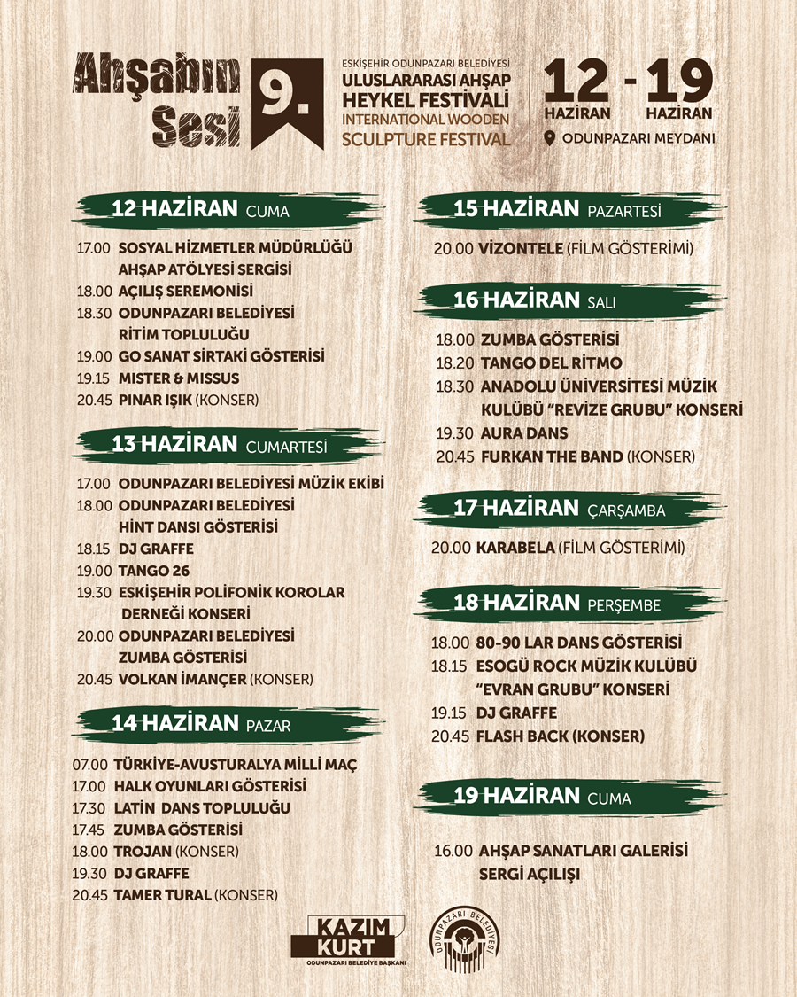 ODUNPAZARI AHŞAP HEYKEL FESTİVALİ