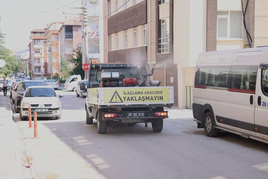 Odunpazarı Belediyesi ilaçlama çalışmalarına hız verdi
