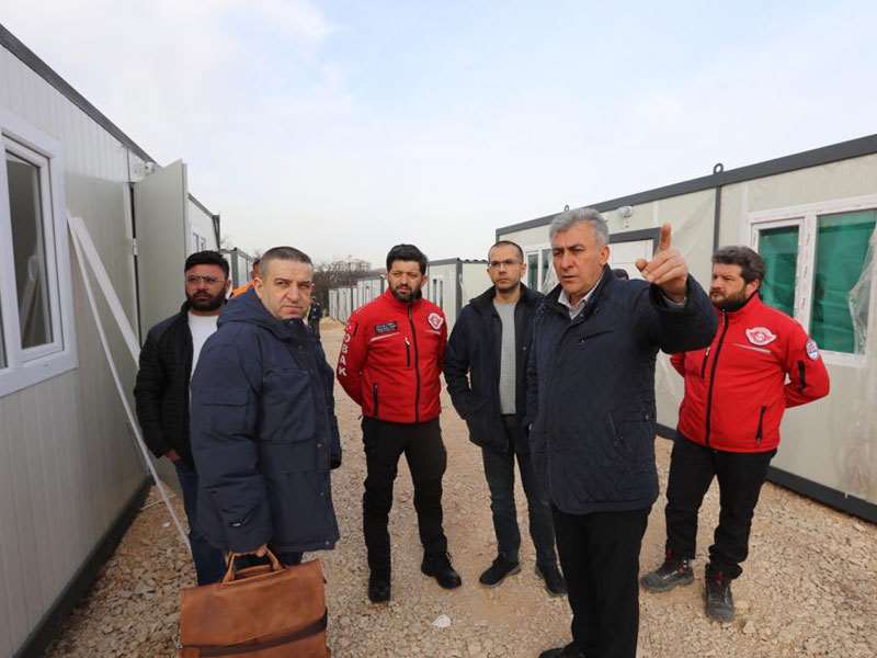 Odunpazarı Belediyesi’nden Malatya’ya konteyner kent