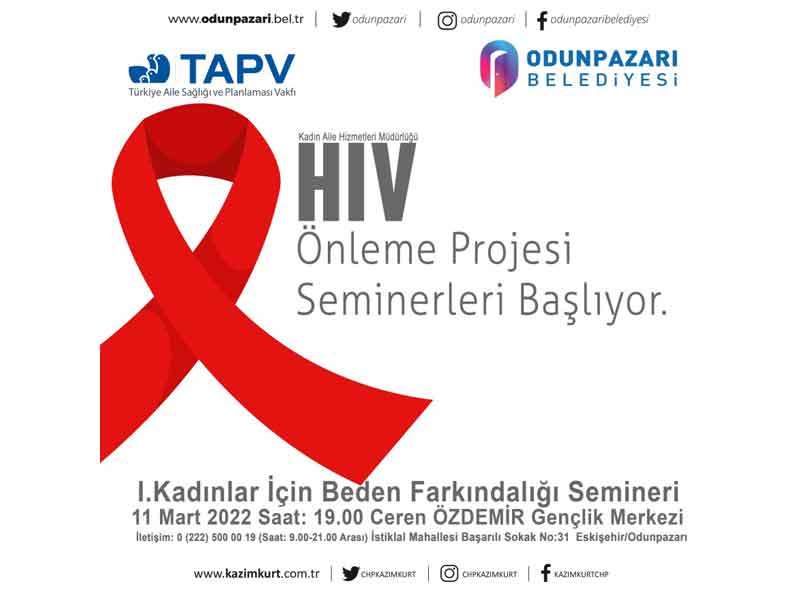 Odunpazarı Belediyesi ve TAPV HİV Önleme Projesi Semineri düzenleyecek