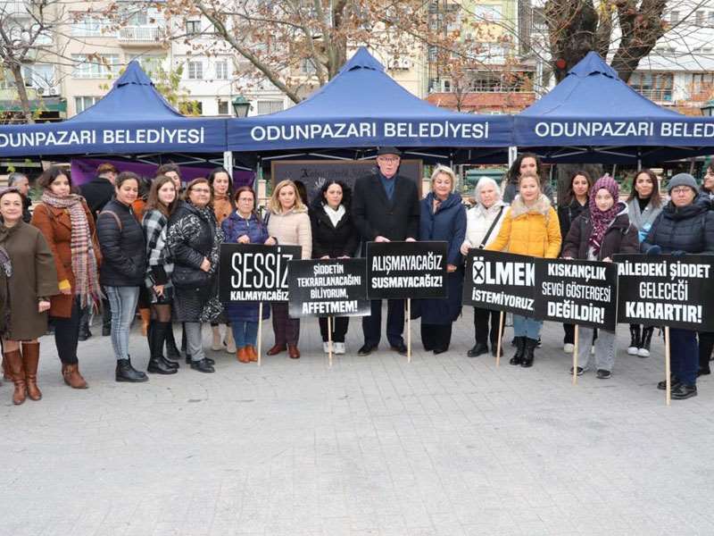 Odunpazarı kadına yönelik şiddete ‘dur’ dedi