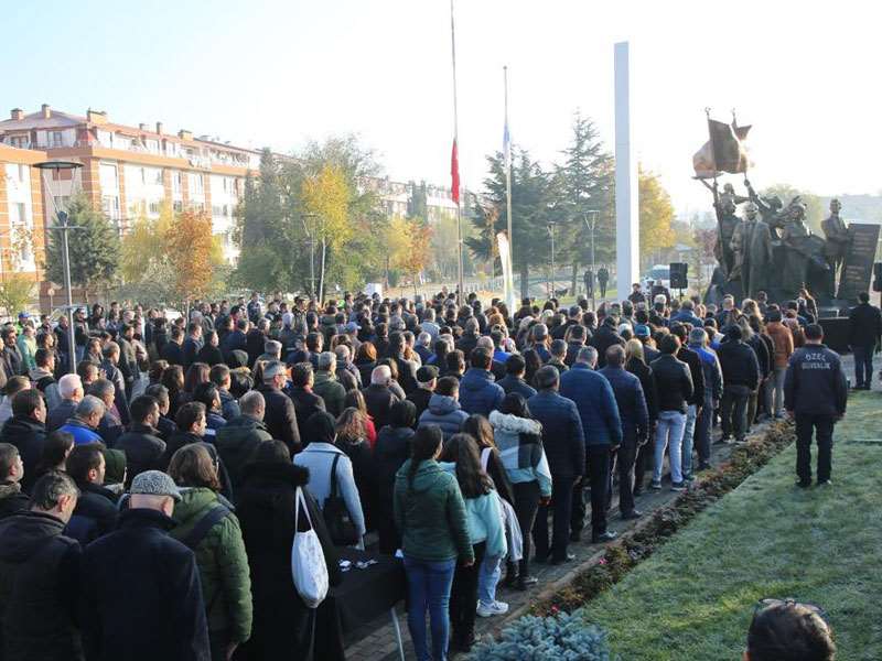 Odunpazarı’nda Ata’ya Saygı Nöbeti