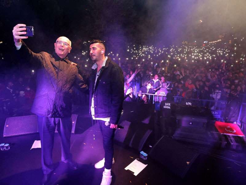 Odunpazarı’nda coşkulu dolu Cumhuriyet Bayramı kutlaması