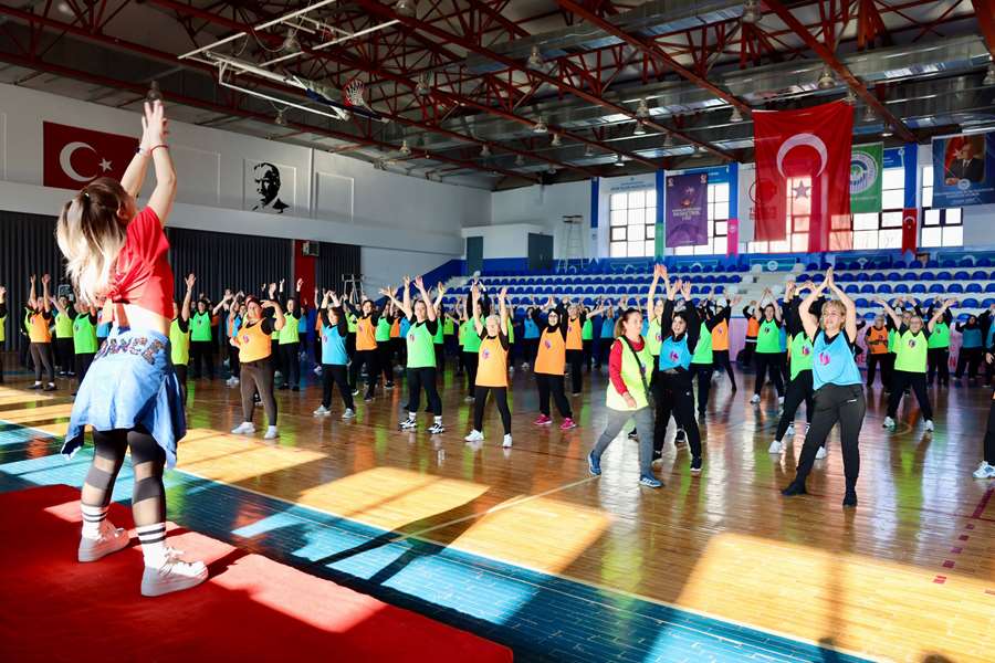 Odunpazarı’nda kadınlar sporda buluştu