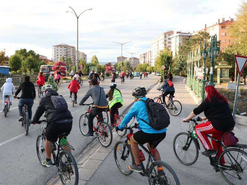 Odunpazarı’nda pedallar daha fazla hareket için çevrildi