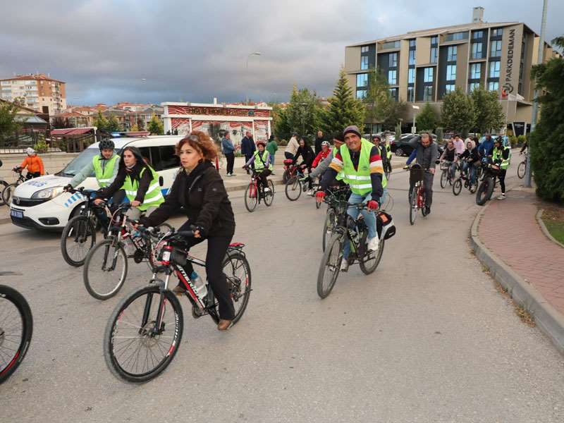 Odunpazarı’nda pedallar daha fazla hareket için çevrildi