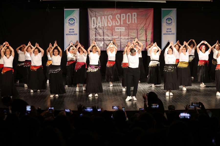 Odunpazarı’nda sporun ve dansın büyüleyici yıl sonu finali