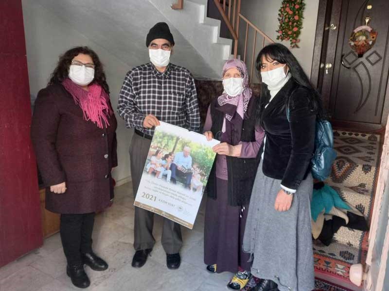 Odunpazarı’ndan koca çınarlara vefa ziyareti