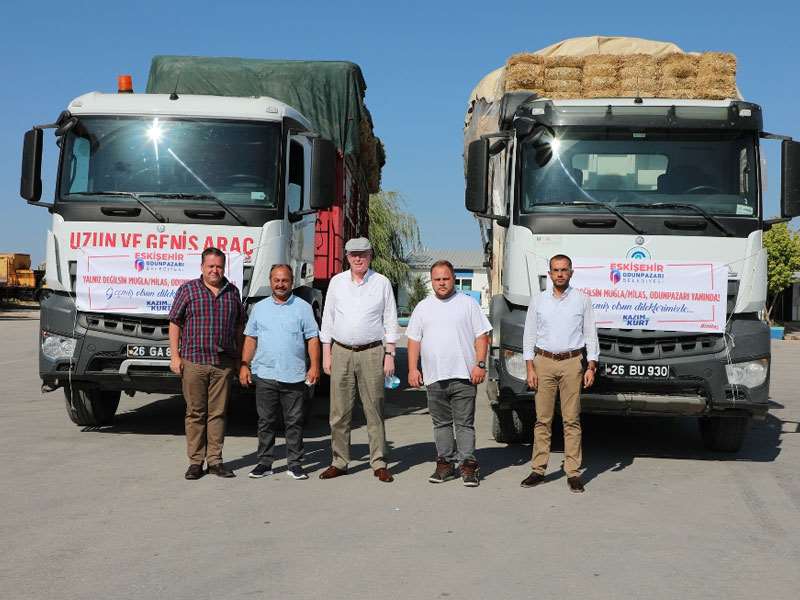 Odunpazarı’ndan Milas’a yardım eli