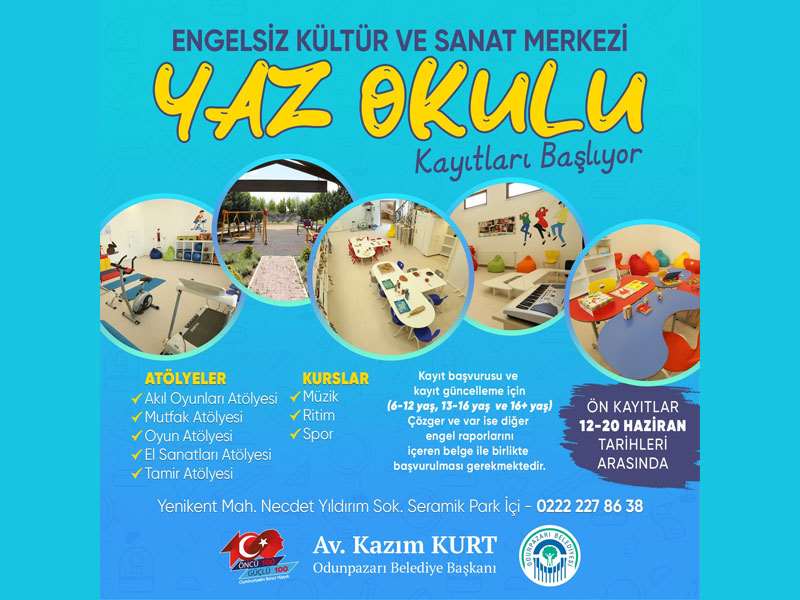 Odunpazarı’ndan özel gereksinimli bireyler için Yaz Okulu