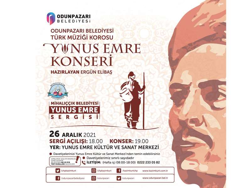 Odunpazarı’ndan Yunus Emre Konseri