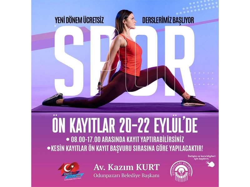 Odunpazarı Spor Atölyeleri başlıyor