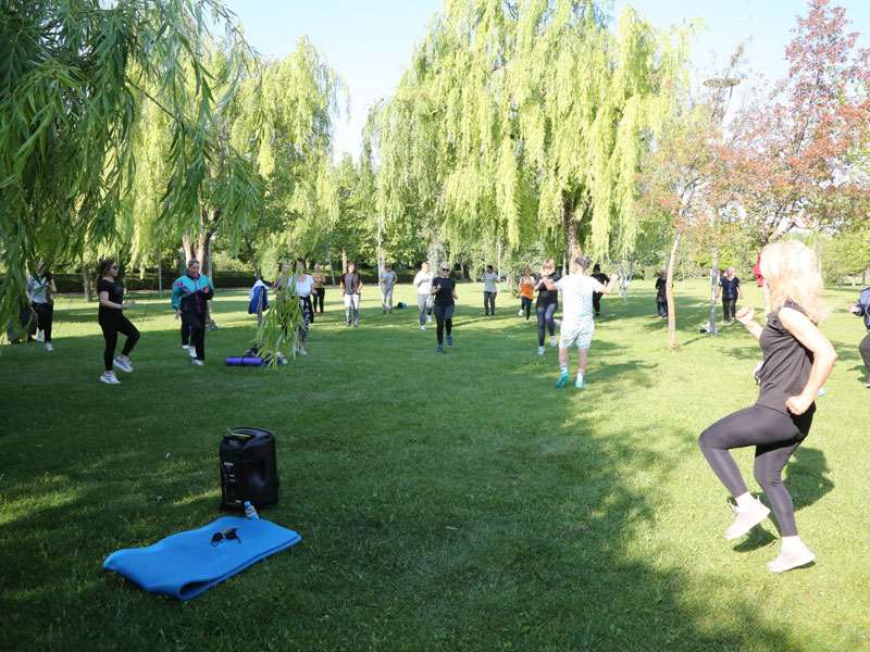 Odunpazarı spor çalışmalarını parklara taşıdı