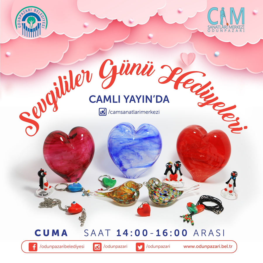 Sevgililer Günü Hediyeleri Camlı Yayın'da