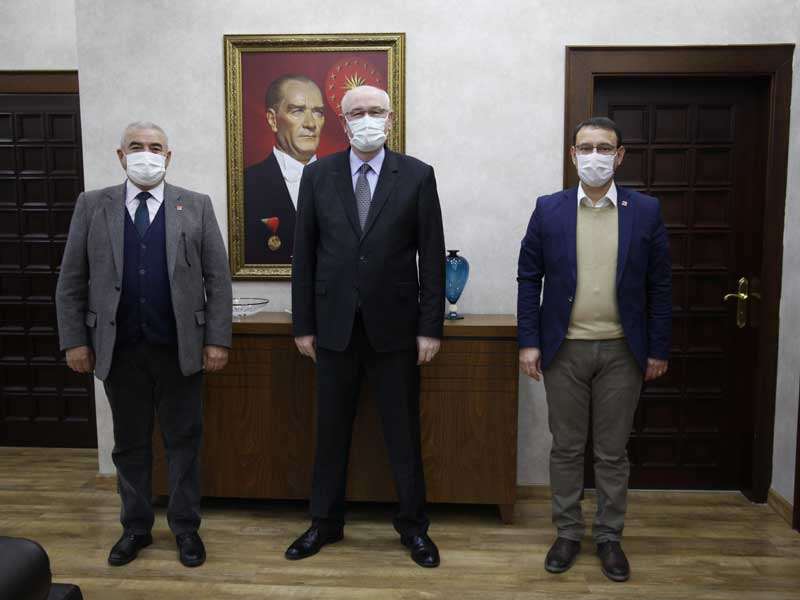 Seyfettin Çalışkan Başkan Kurt’u ziyaret etti
