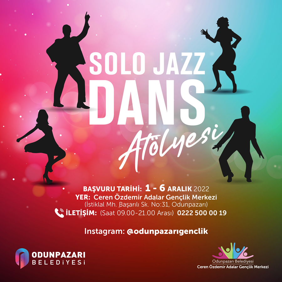 SOLO JAZZ DANS ATÖLYESİ YENİ KAYIT TARİHLERİ