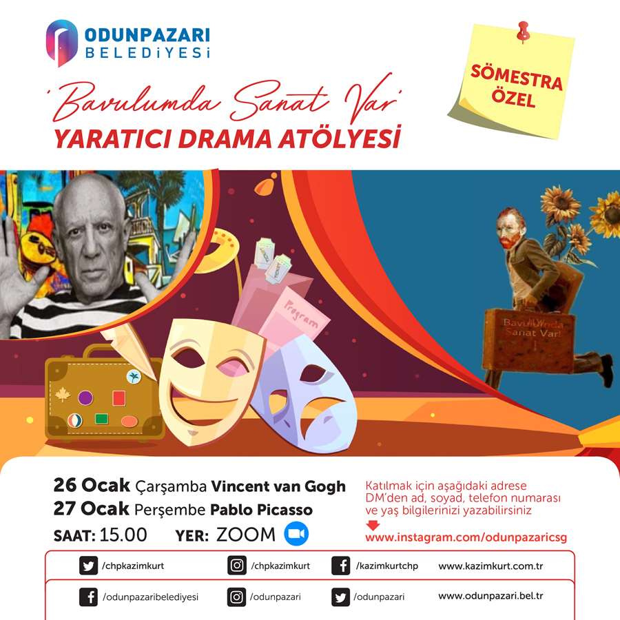 Sömestra Özel Bavulumda Sanat Var Yaratıcı Drama Atölyesi