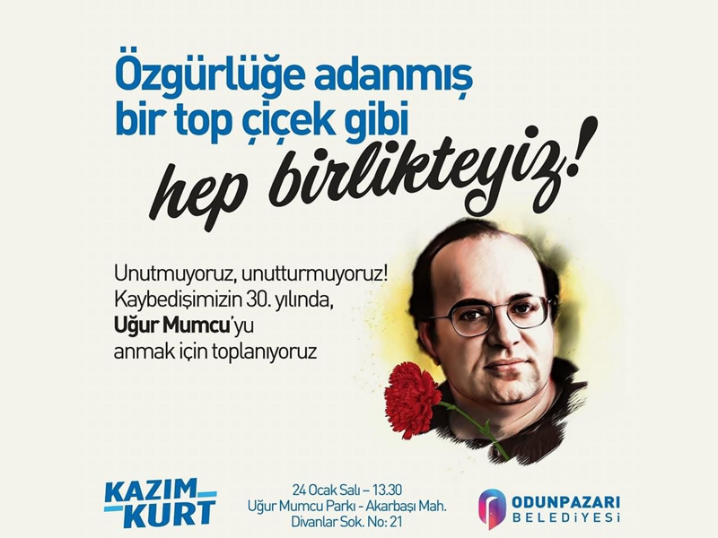 Uğur Mumcu katledilişinin 30’uncu yılında anılacak!