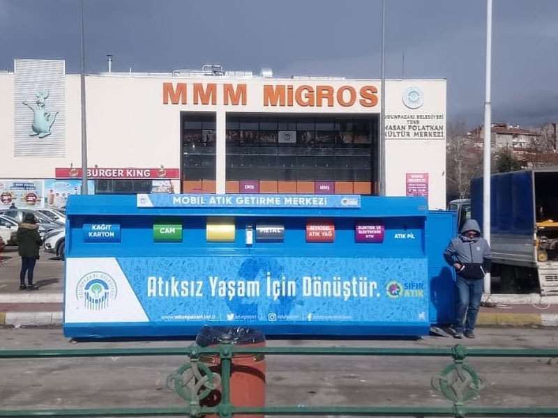 Yeni mobil atık getirme merkezleri vatandaşların hizmetinde