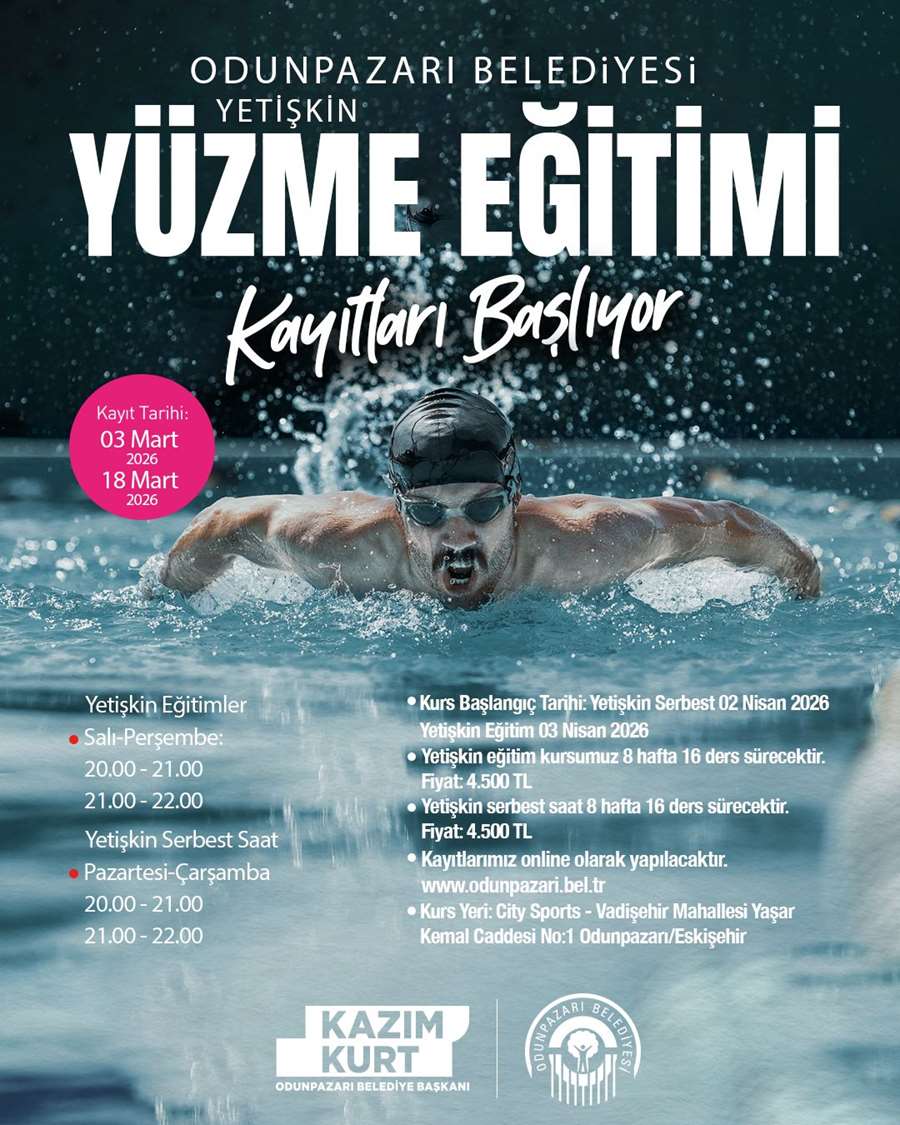 YETİŞKİN EĞİTİM YÜZME KURSLARI ÖN KAYIT FORMU