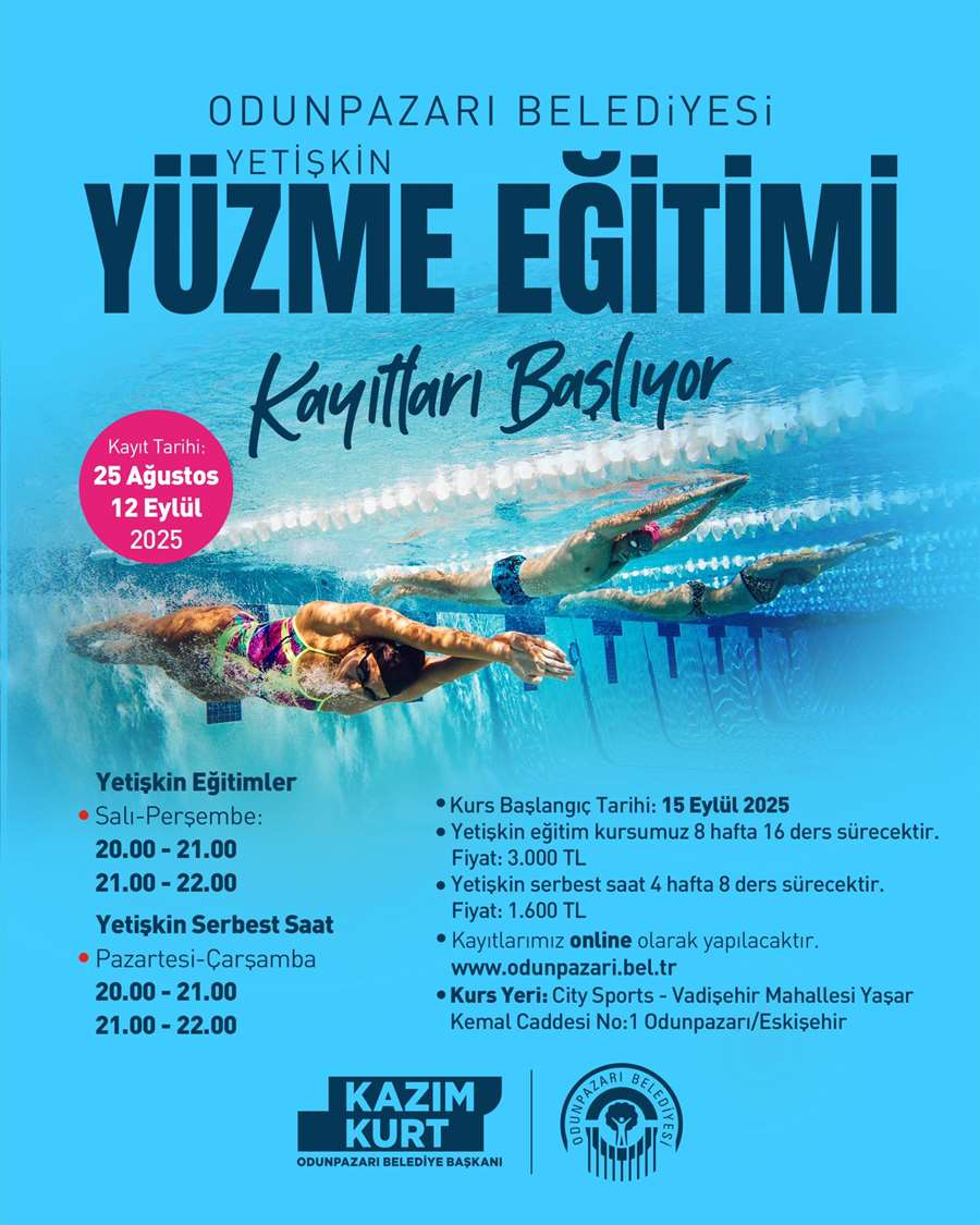 Yetişkin Serbest Yüzme Ön Kayıtları Başladı