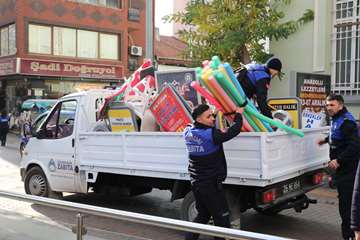 Odunpazarı’nda kaldırım ve yol işgallerine sıkı denetim